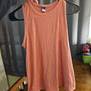 Old Navy Ribbed Coral Tank Top